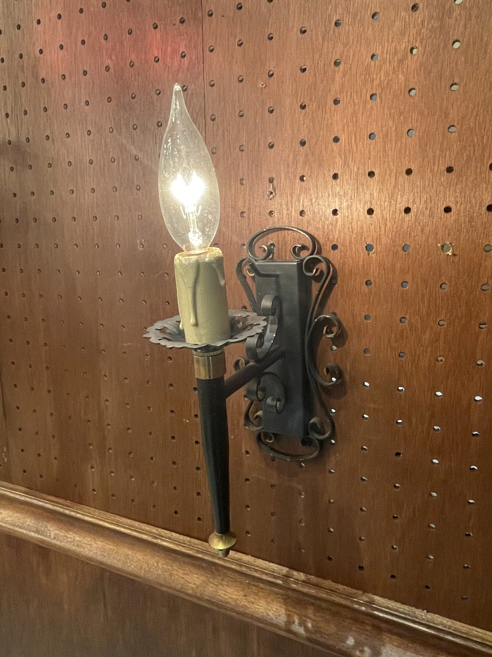French iron wall lamp 1灯 / フレンチ アイアン ウォールランプ 1灯