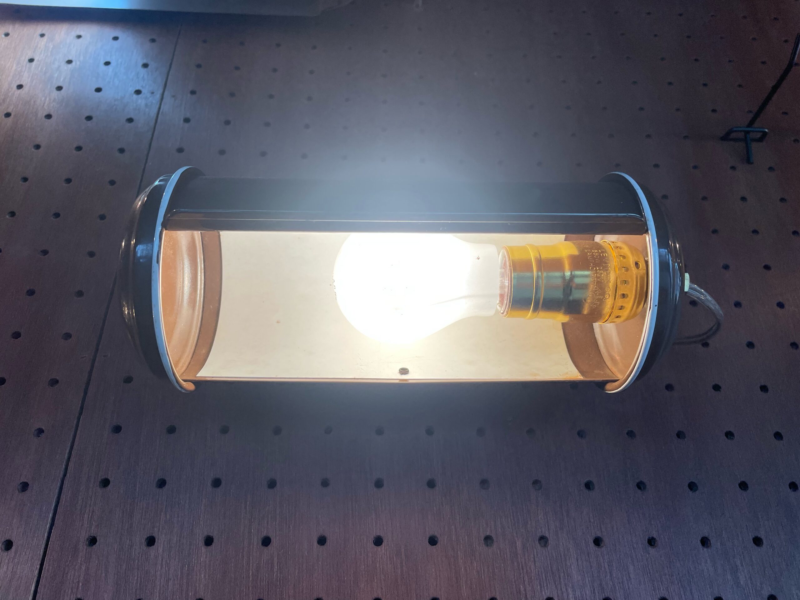 Brown night wall lamp 1灯 / ブラウン ナイトランプ ウォールランプ 1灯 - 画像 (5)