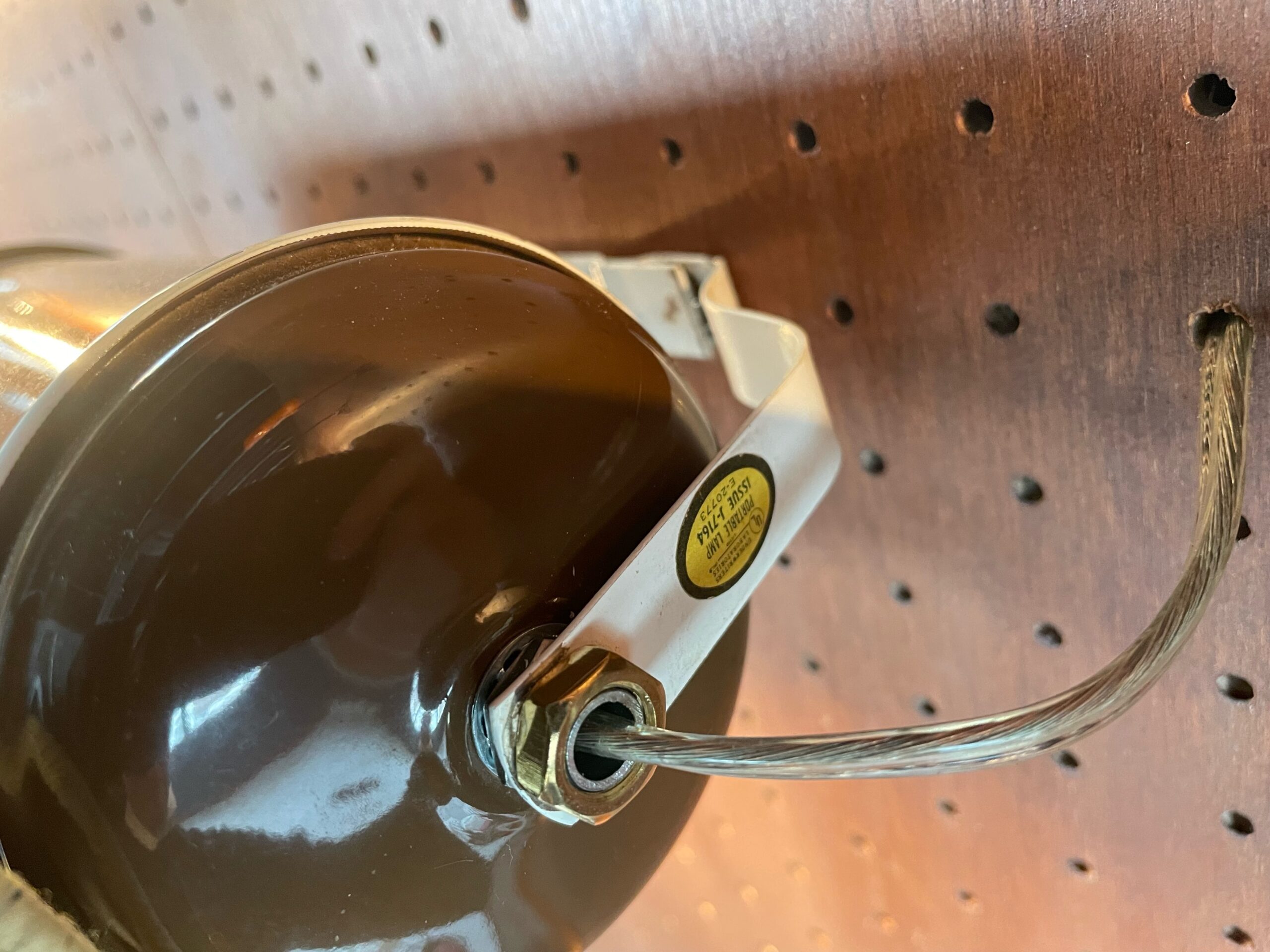 Brown night wall lamp 1灯 / ブラウン ナイトランプ ウォールランプ 1灯 - 画像 (6)