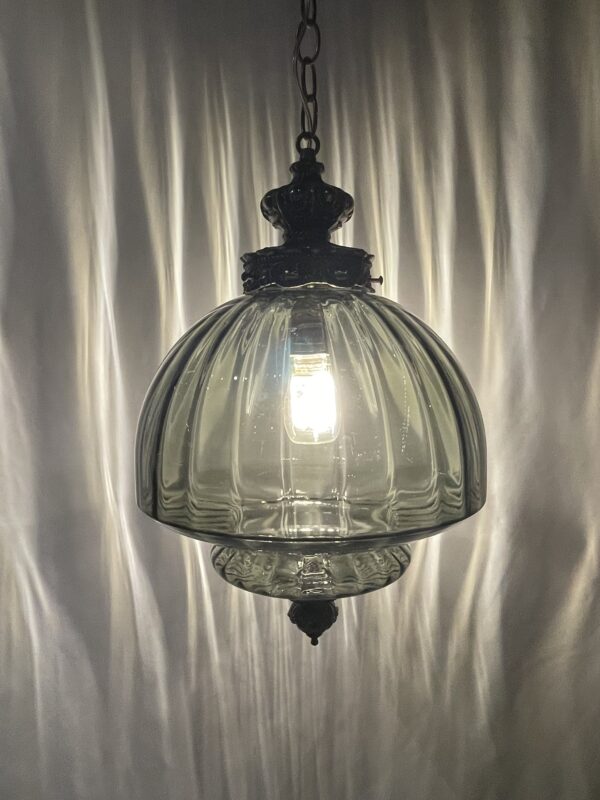 Gray glass shade lamp 1灯 / グレーガラスシェードランプ 1灯