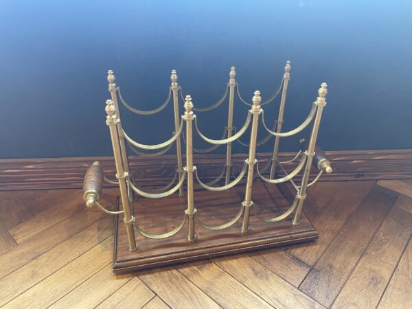 Italian brass wine rack / イタリアン ブラス ワインラック