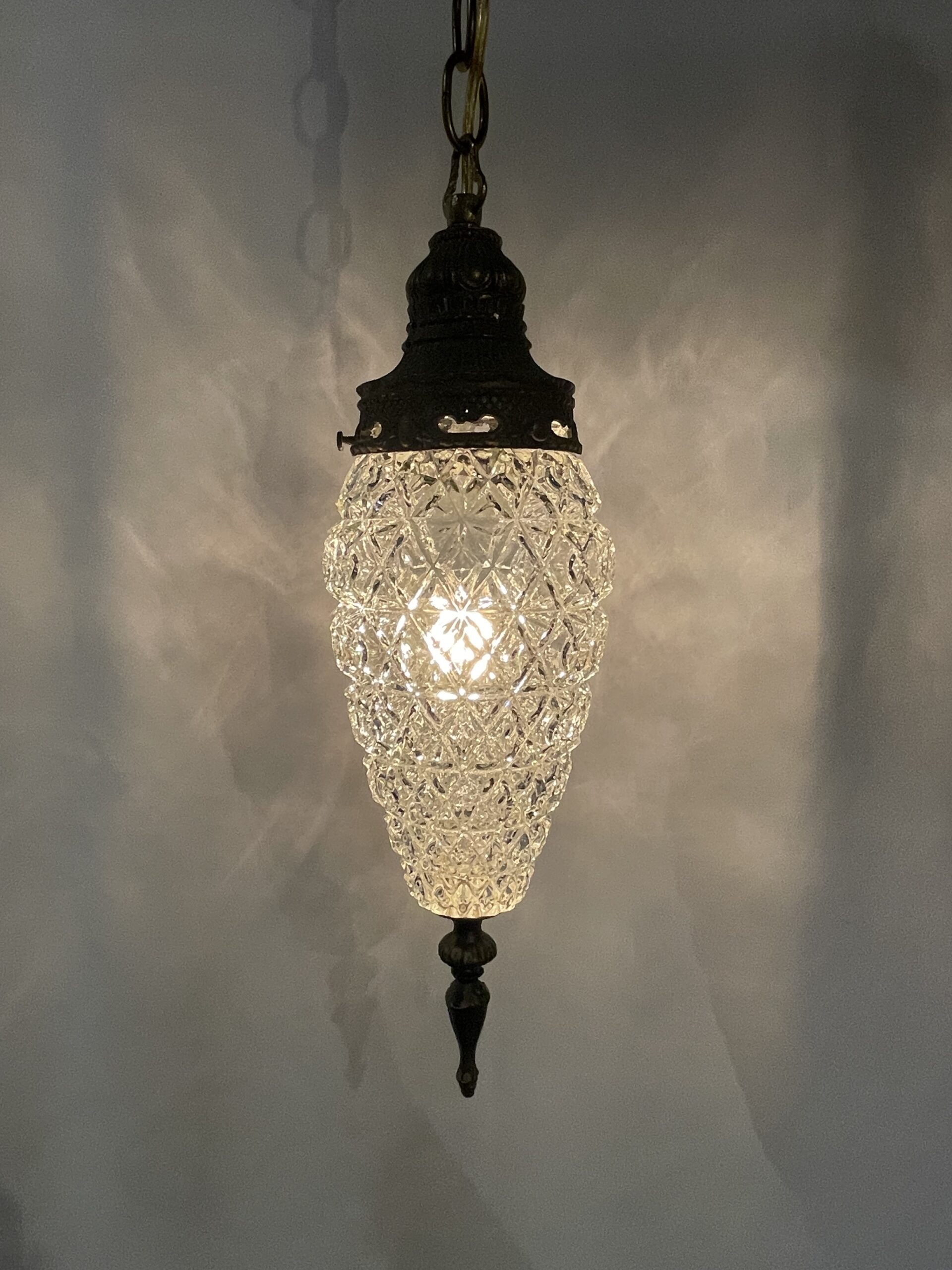 Clear glass shade lamp 1灯 / クリアガラスシェードランプ 1灯