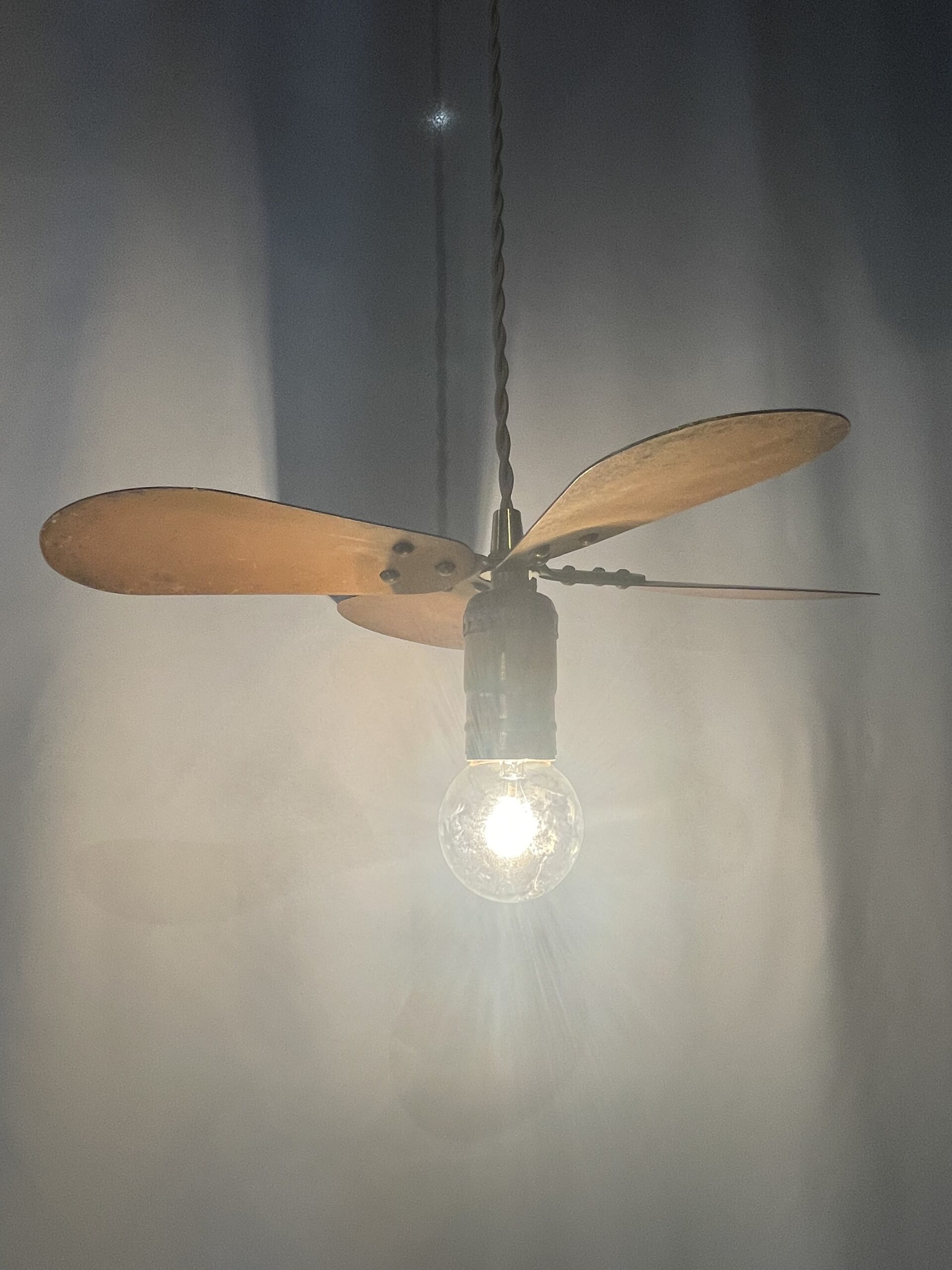 Brass propeller pendant lamp 1灯 / ブラスプロペラ ペンダントランプ 1灯