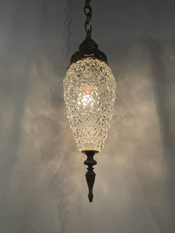 Clear glass shade lamp 1灯 / クリアガラスシェードランプ 1灯 - 画像 (2)
