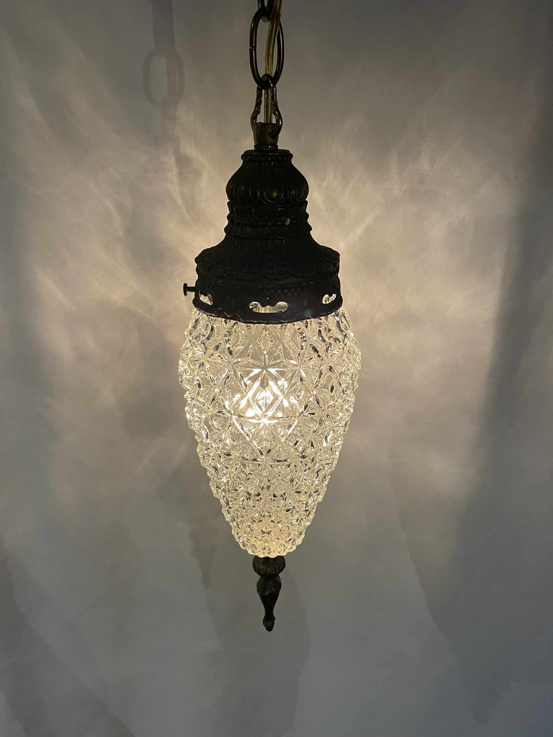 Clear glass shade lamp 1灯 / クリアガラスシェードランプ 1灯 - 画像 (3)