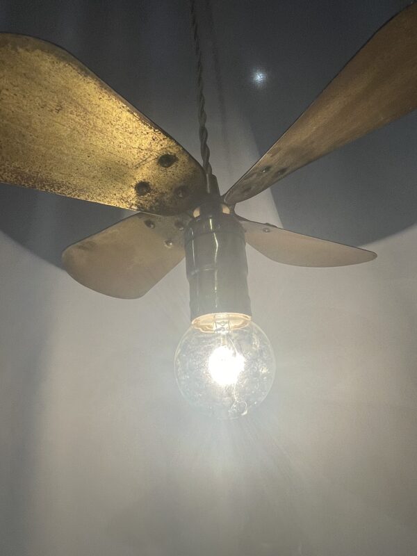 Brass propeller pendant lamp 1灯 / ブラスプロペラ ペンダントランプ 1灯 (複製) - 画像 (3)