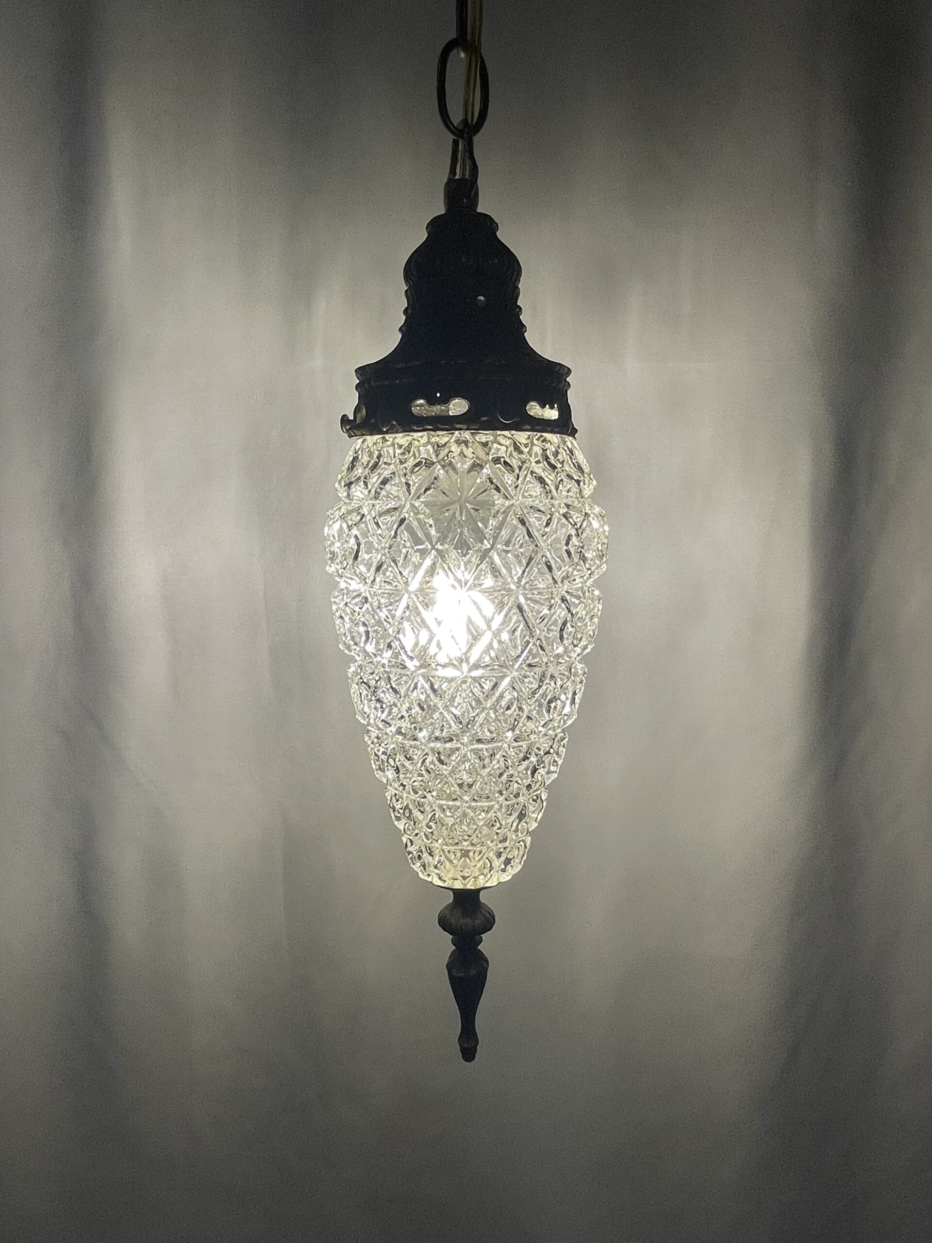Clear glass shade lamp 1灯 / クリアガラスシェードランプ 1灯 - 画像 (4)