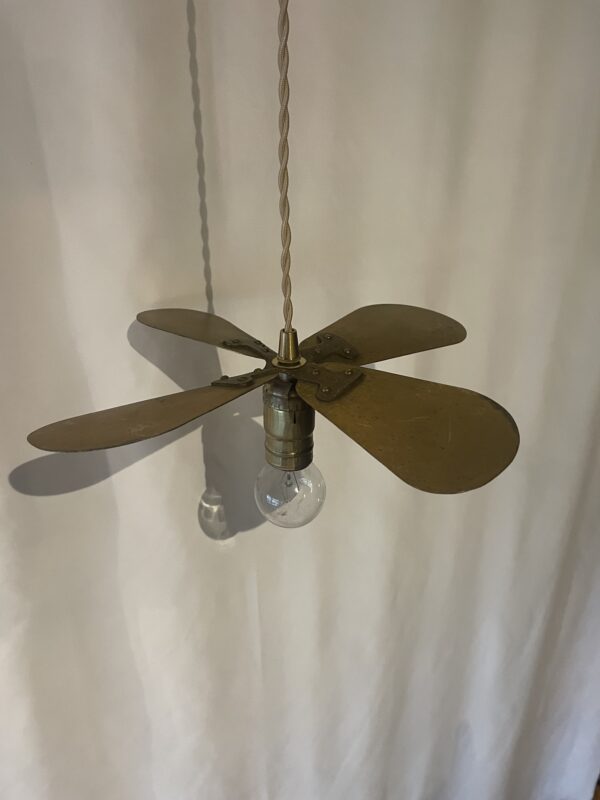 Brass propeller pendant lamp 1灯 / ブラスプロペラ ペンダントランプ 1灯 - 画像 (4)