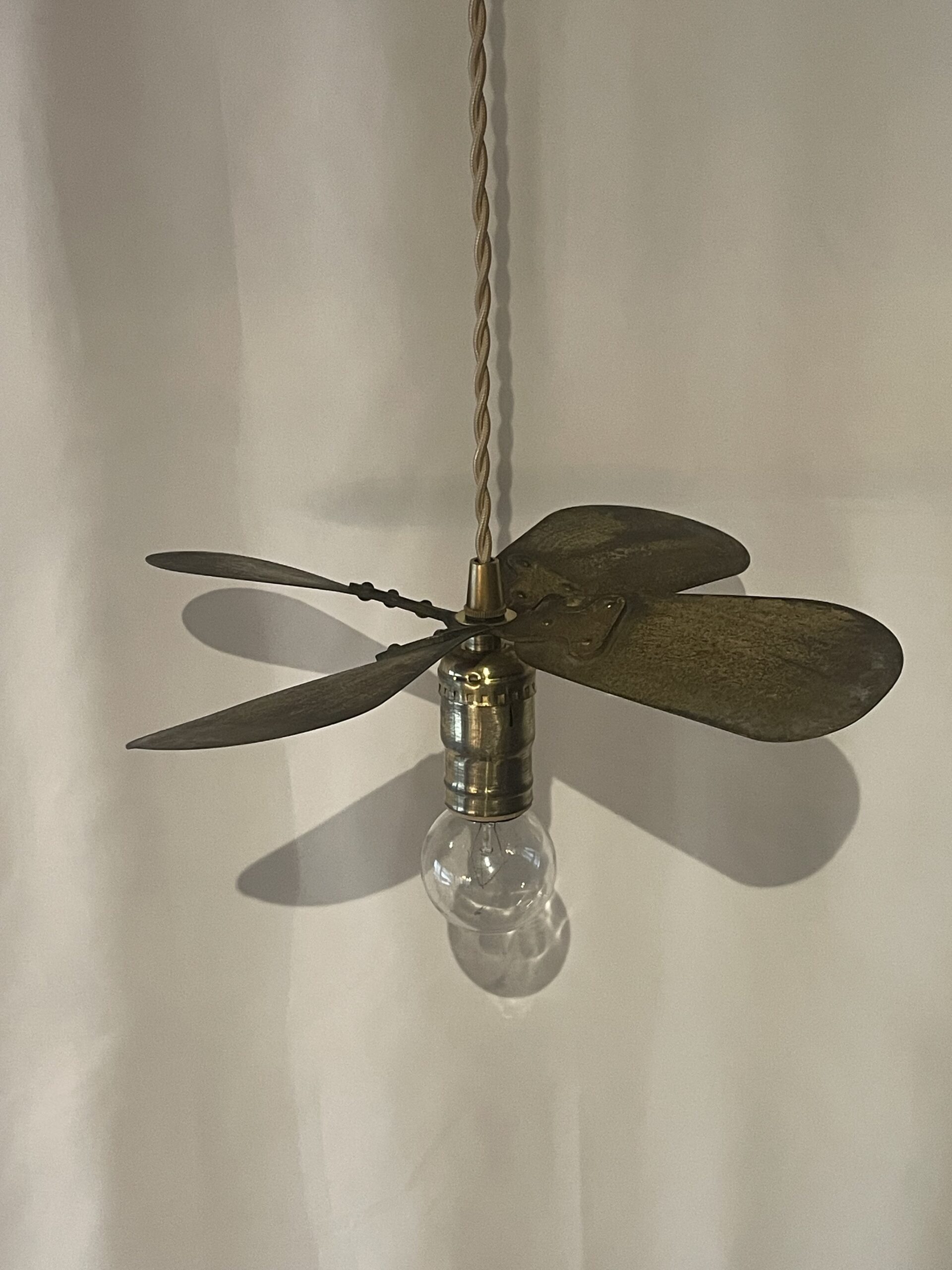 Brass propeller pendant lamp 1灯 / ブラスプロペラ ペンダントランプ 1灯 (複製) - 画像 (4)