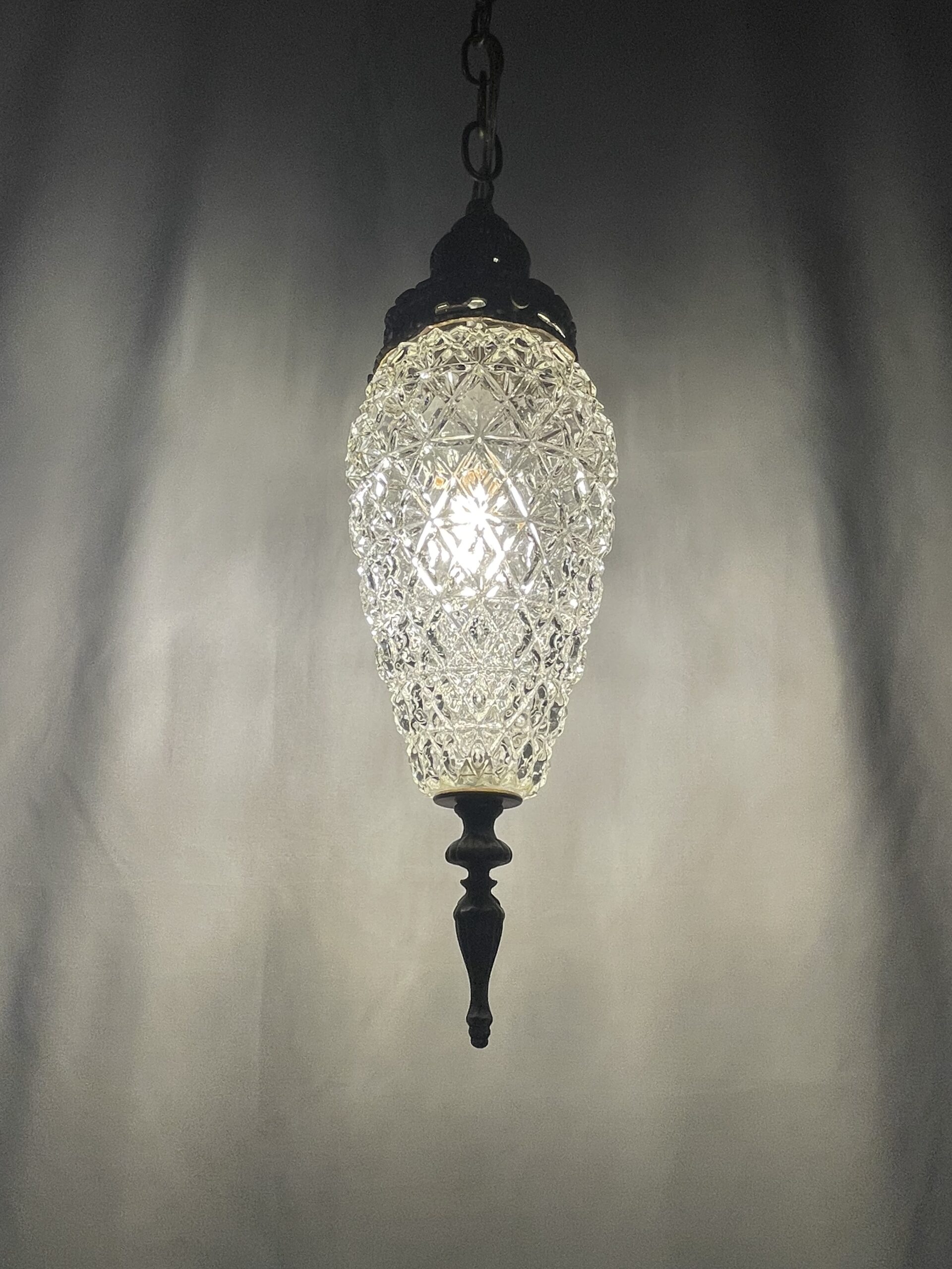Clear glass shade lamp 1灯 / クリアガラスシェードランプ 1灯 - 画像 (5)