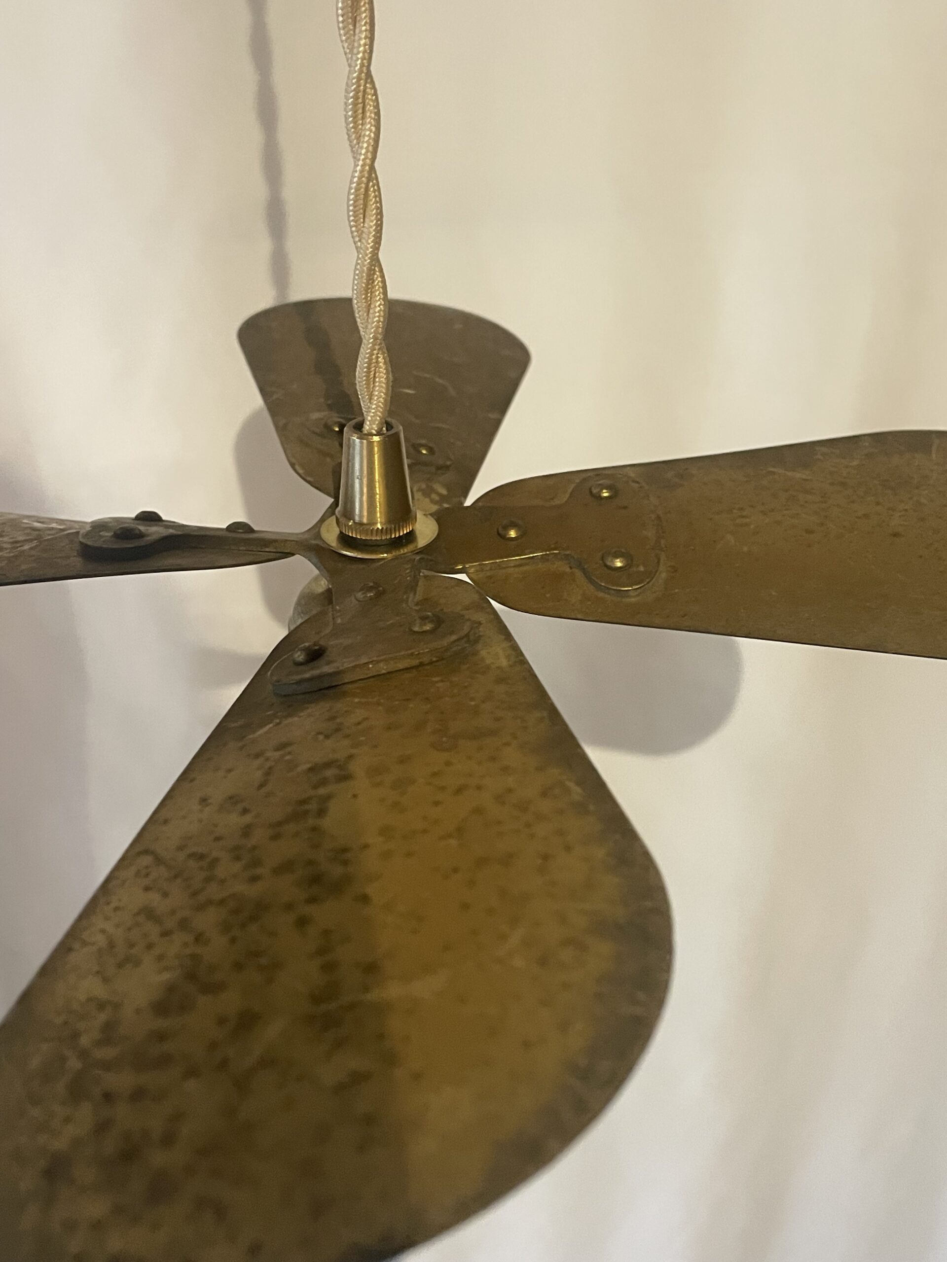 Brass propeller pendant lamp 1灯 / ブラスプロペラ ペンダントランプ 1灯 - 画像 (5)