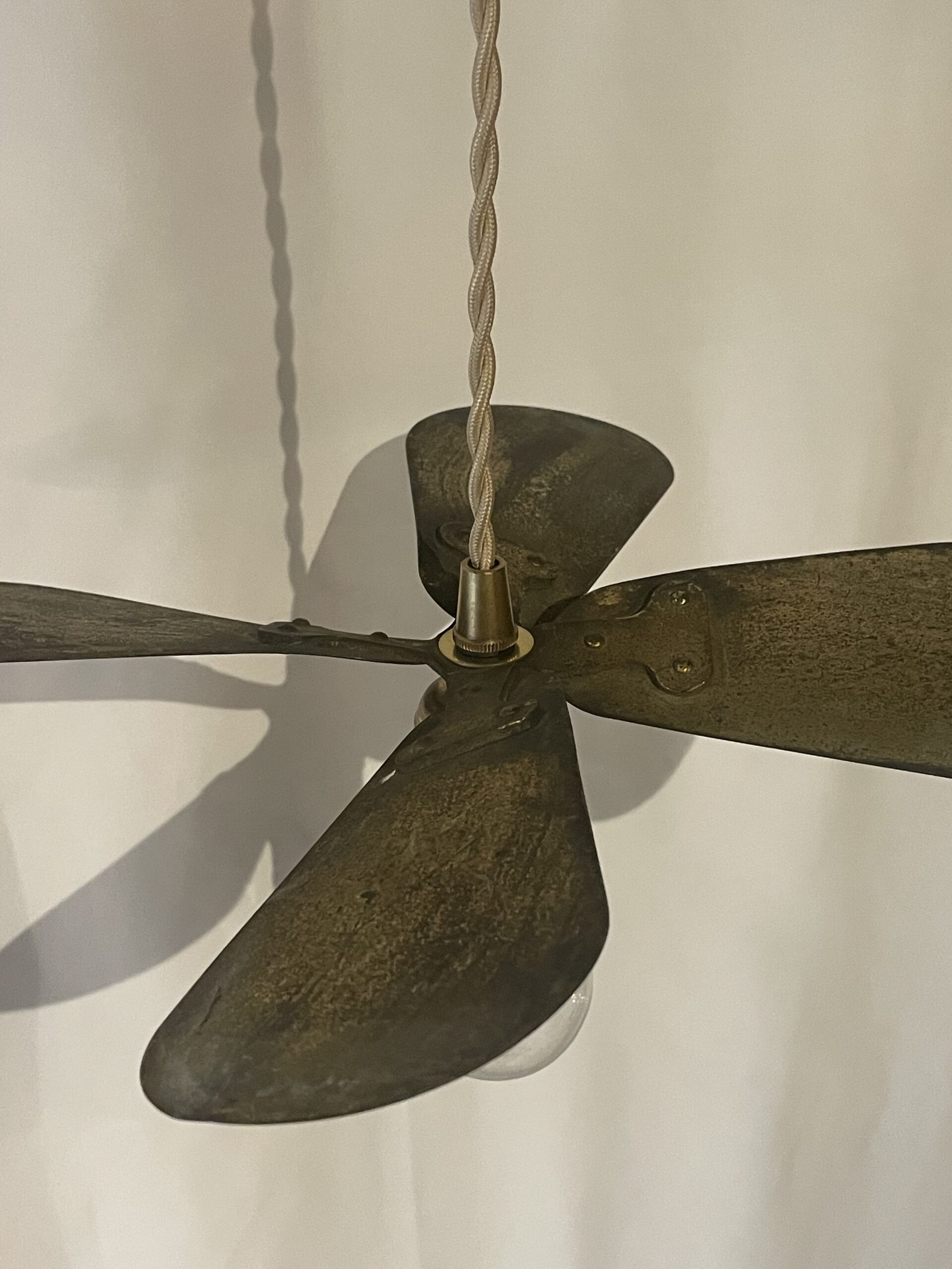 Brass propeller pendant lamp 1灯 / ブラスプロペラ ペンダントランプ 1灯 (複製) - 画像 (5)
