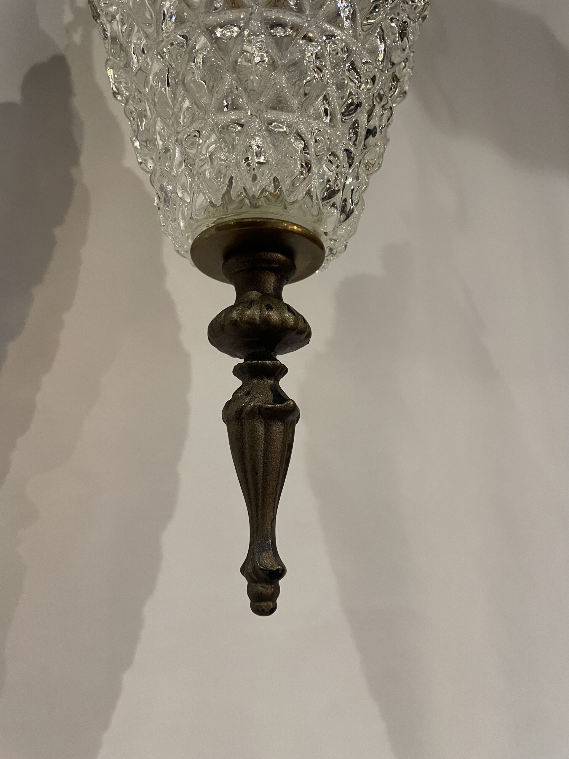 Clear glass shade lamp 1灯 / クリアガラスシェードランプ 1灯 - 画像 (9)