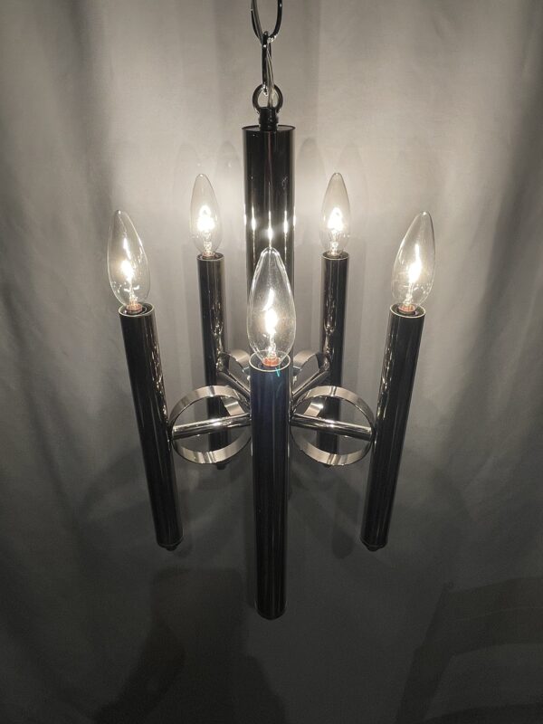 Chrome chandelier 5灯 / クロム シャンデリア 5灯 - 画像 (3)