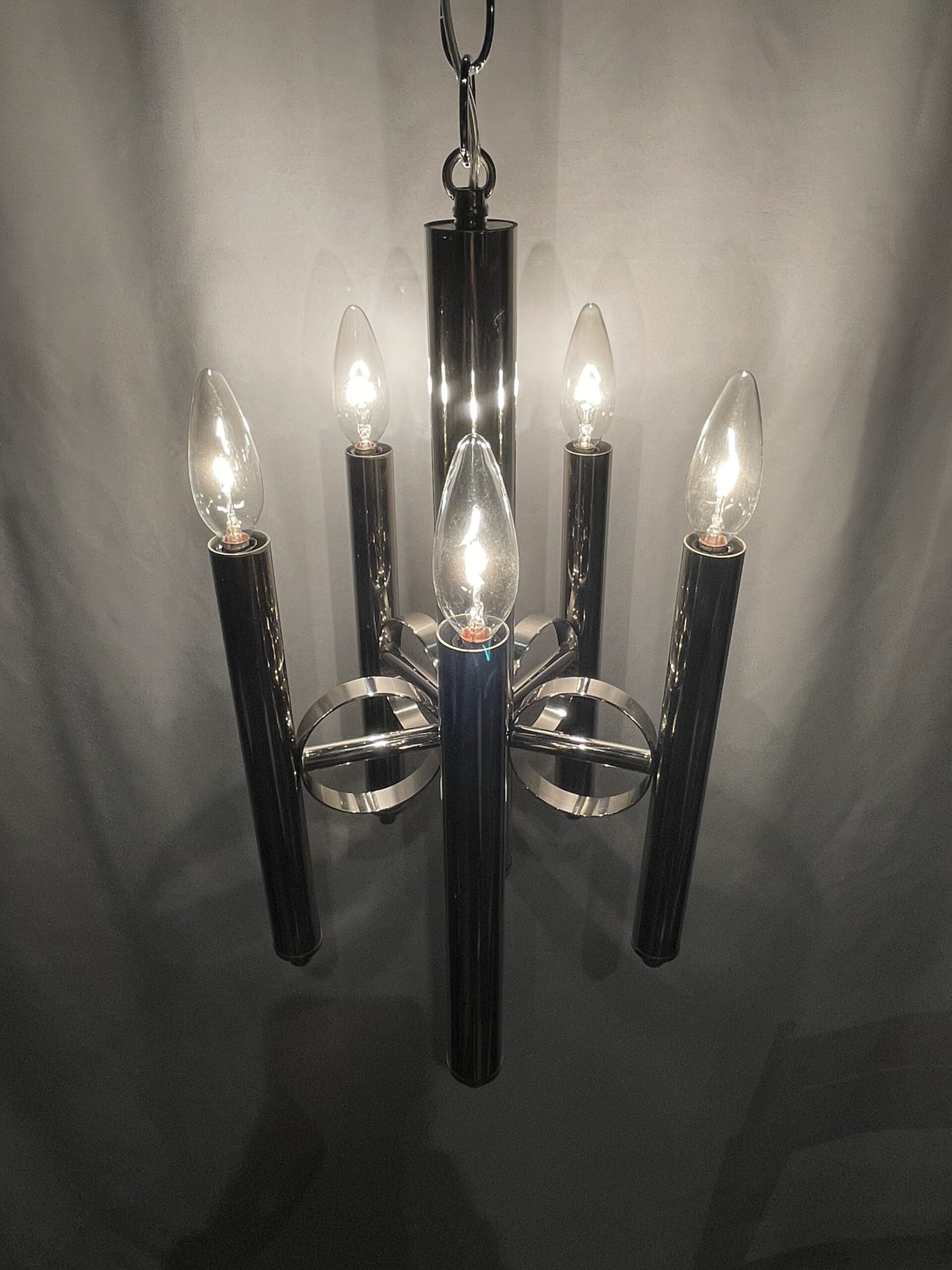 Chrome chandelier 5灯 / クロム シャンデリア 5灯 - 画像 (3)