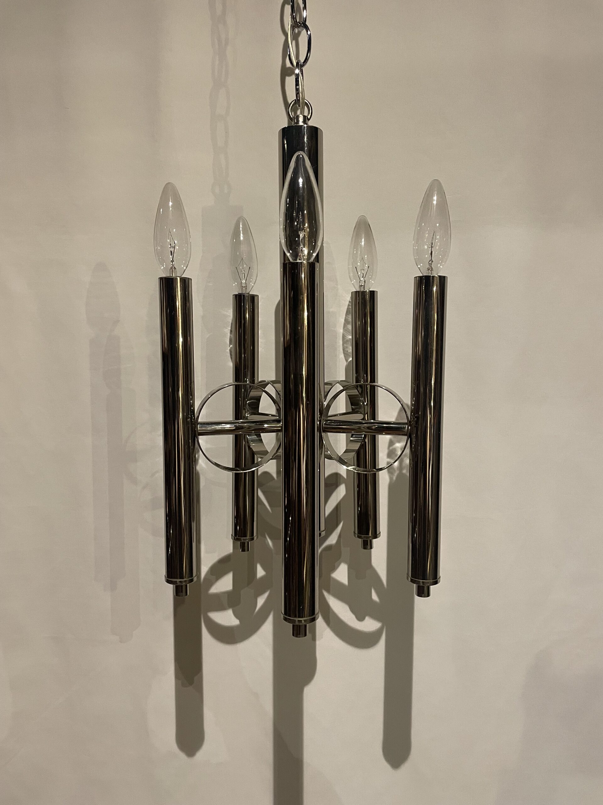 Chrome chandelier 5灯 / クロム シャンデリア 5灯 - 画像 (6)