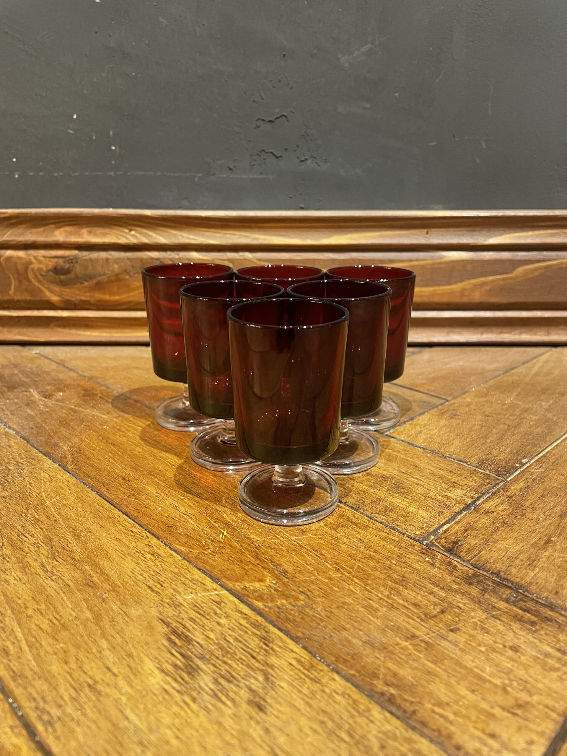 Luminarc Cavalier shot glass 6P set / リュミナルク キャバリエ ショットグラス 6個セット