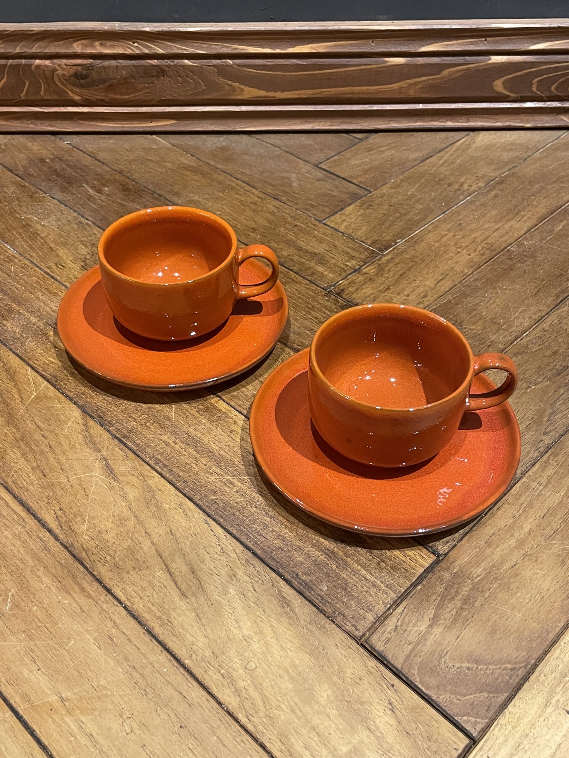 "Melitta" Ceracron cup & saucer 2P set / "メリタ"セラクロン カップ & ソーサー 2Pセット - 画像 (2)
