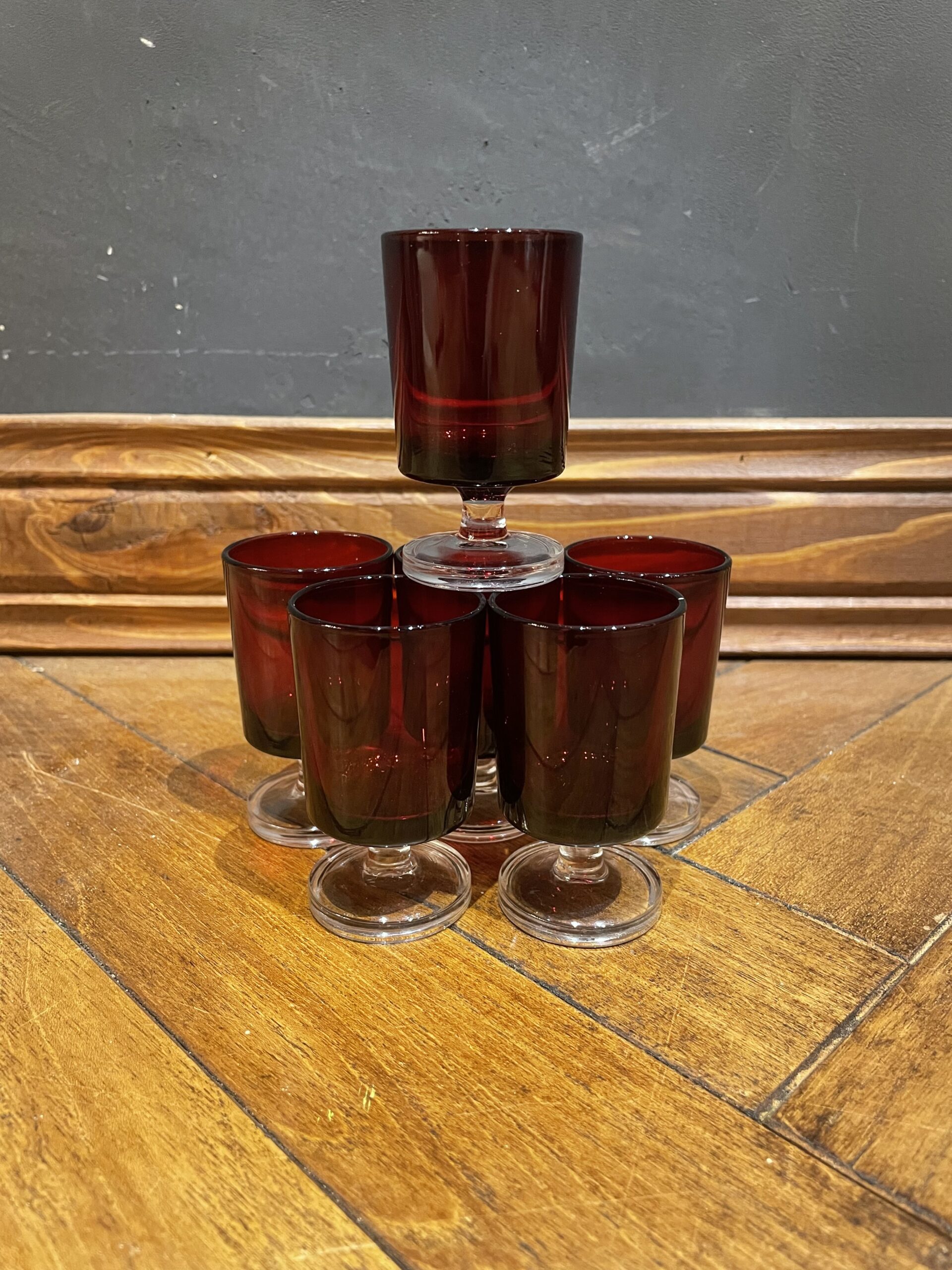 Luminarc Cavalier shot glass 6P set / リュミナルク キャバリエ ショットグラス 6個セット - 画像 (2)