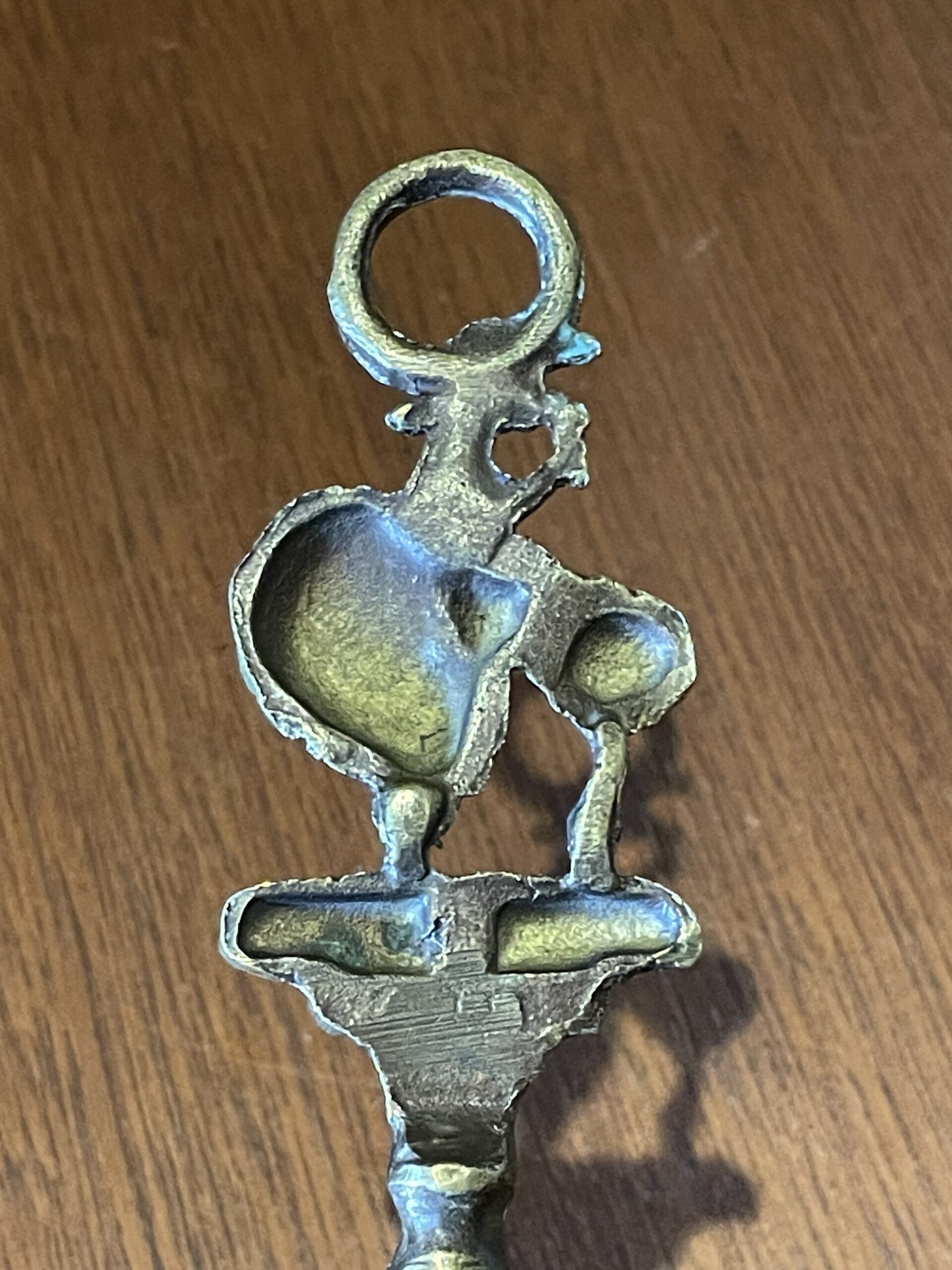 Italian vintage brass shoe horn / イタリアン ヴィンテージ ブラス シューホーン - 画像 (5)