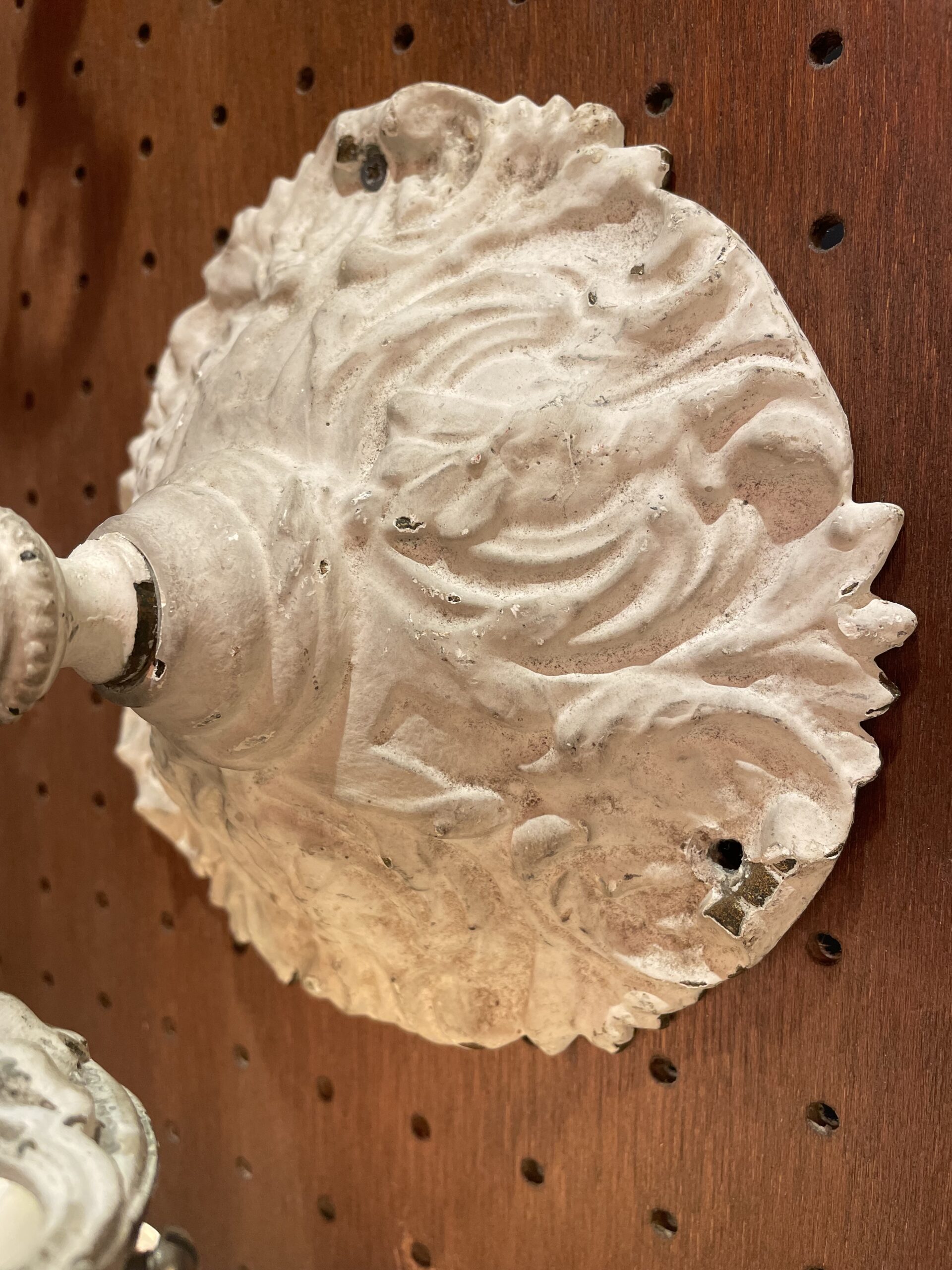 French glass shade lamp 1灯 / フレンチ ガラス シェード ランプ 1灯 - 画像 (9)