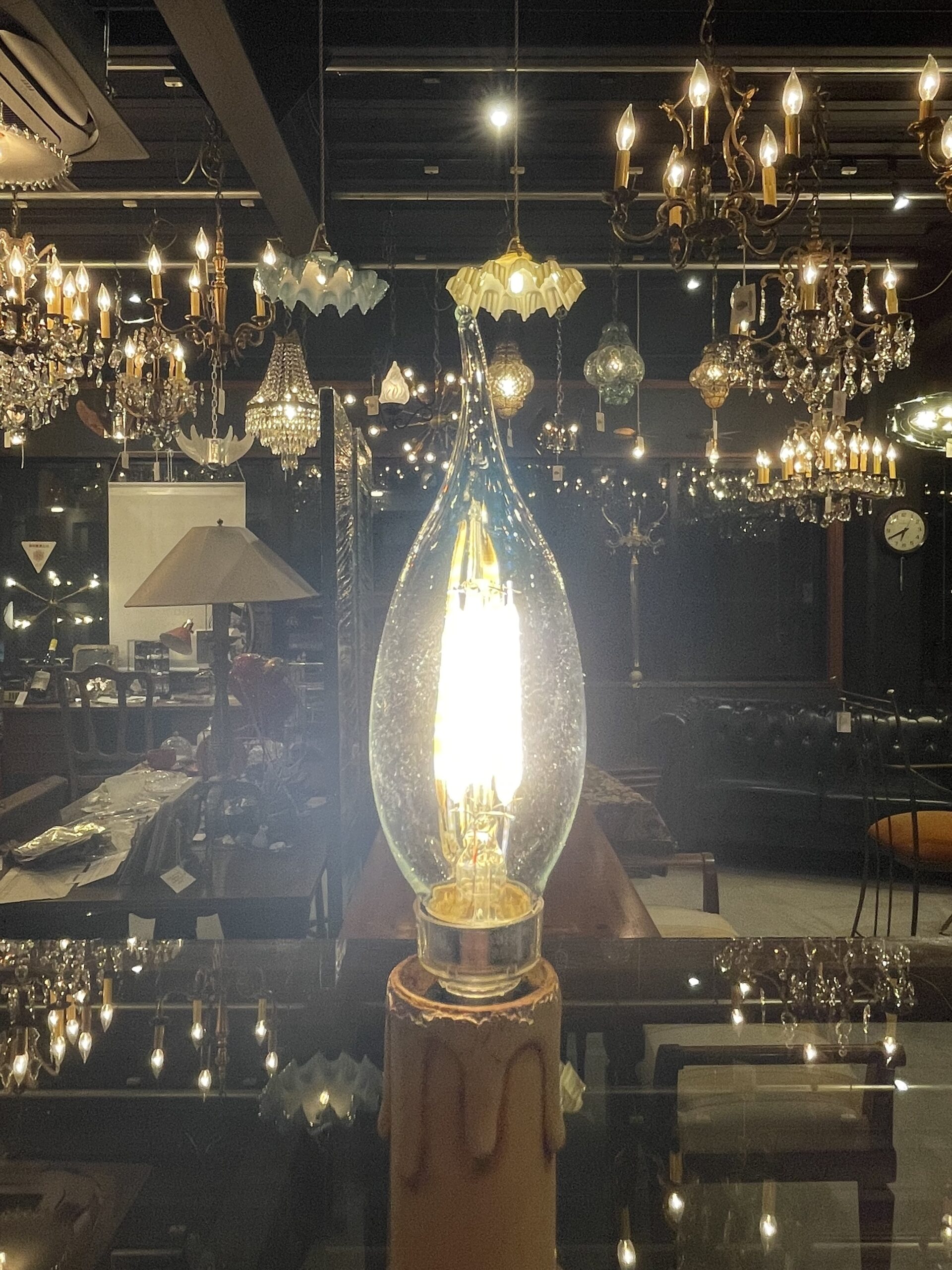 Flame tip 口金 E12 LED シャンデリア球 4W - 画像 (3)