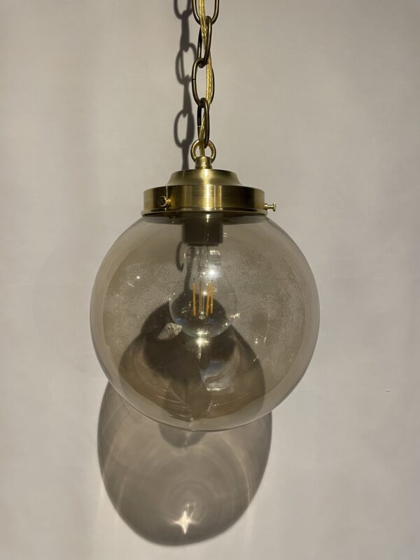 Smoked glass shade lamp M 1灯 / スモークガラスシェードランプ M 1灯