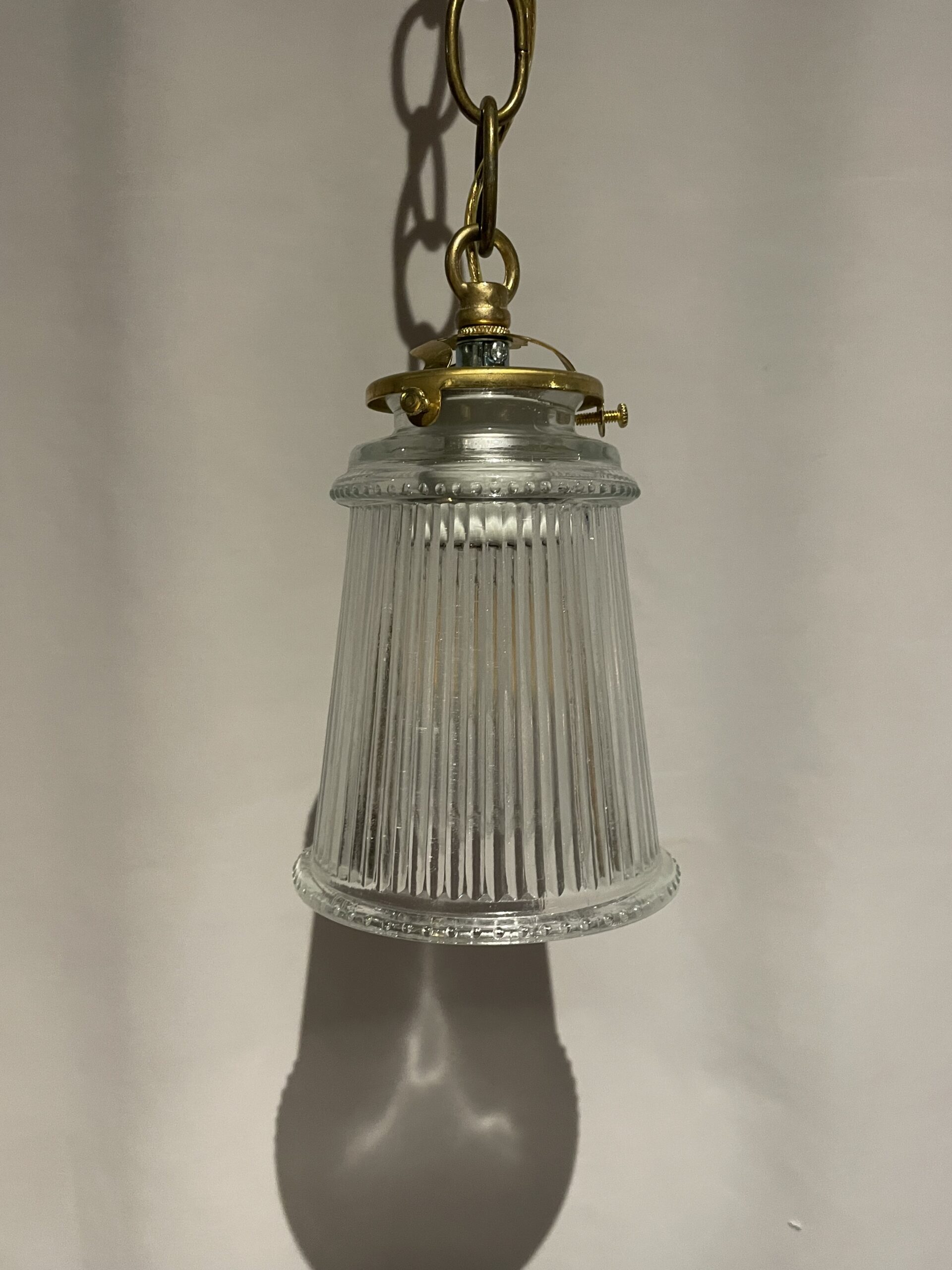 Clear glass shade lamp 1灯 / クリアガラスシェードランプ 1灯 - 画像 (2)