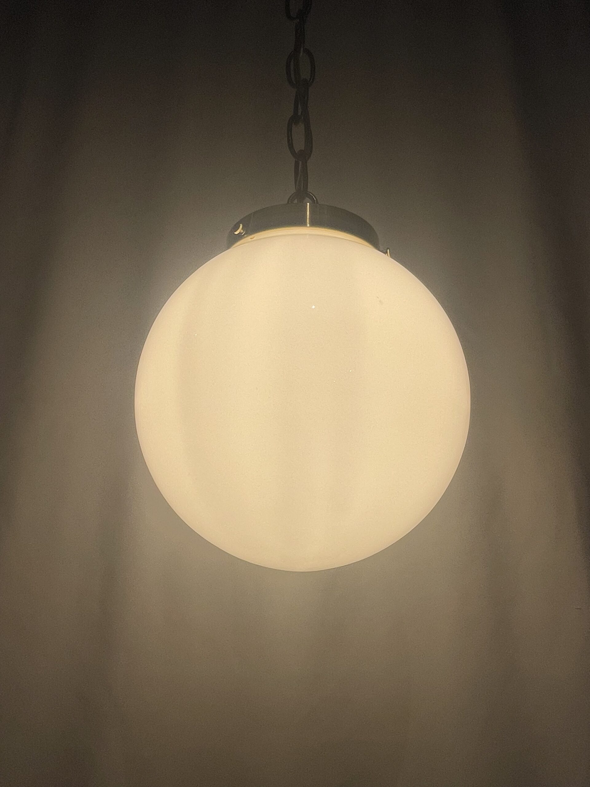 Opal glass shade lamp M 1灯 / オパールガラスシェードランプ M 1灯 - 画像 (3)