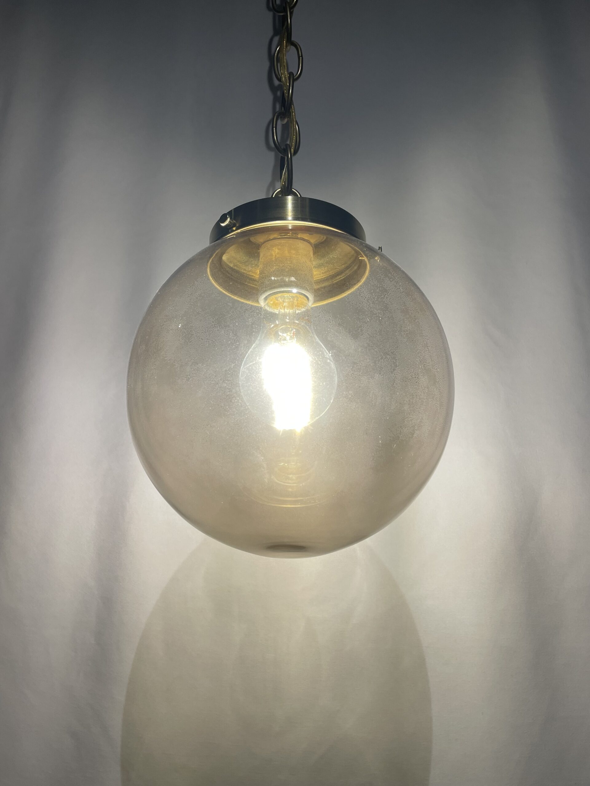 Smoked glass shade lamp M 1灯 / スモークガラスシェードランプ M 1灯 - 画像 (3)
