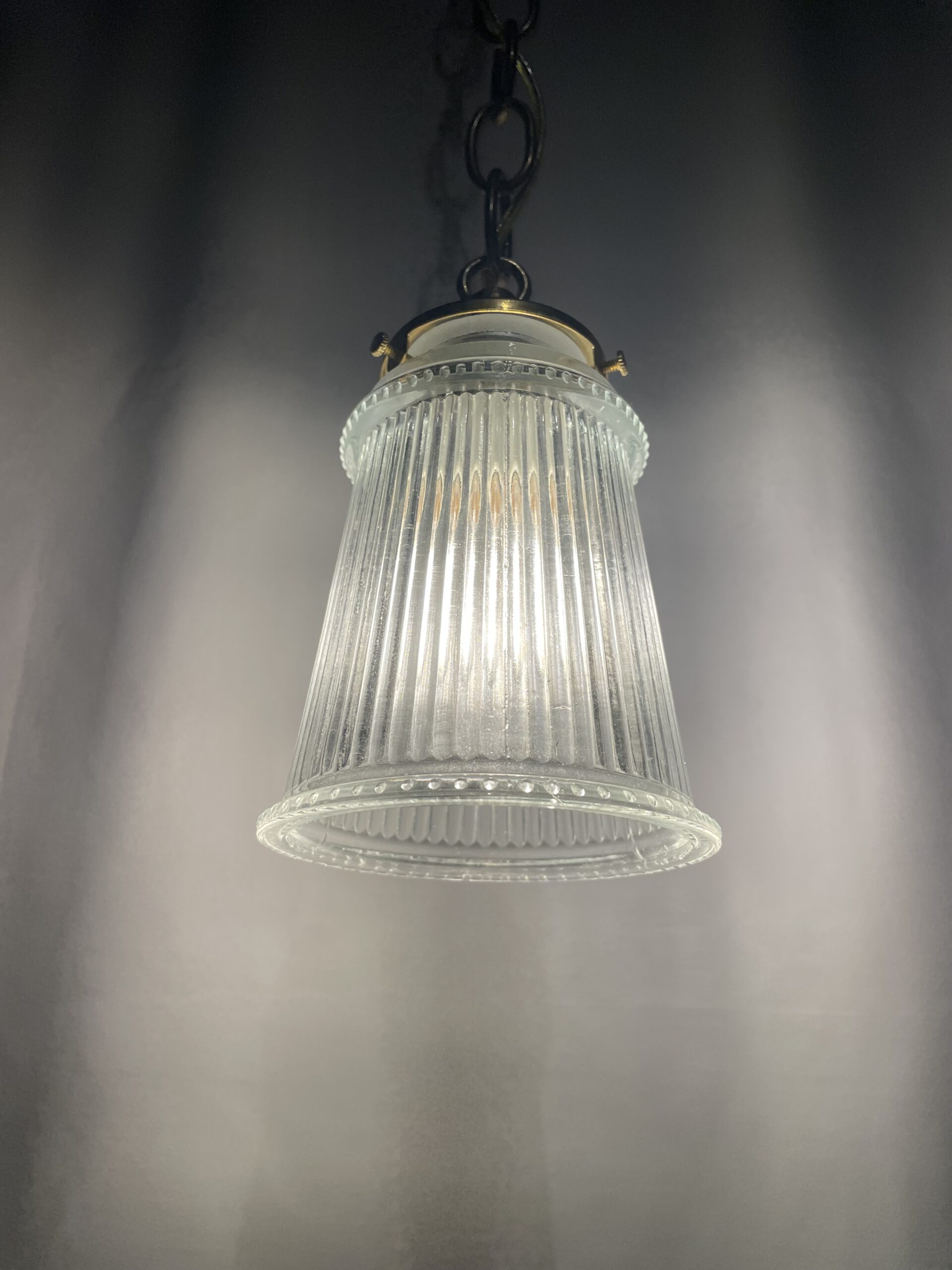 Clear glass shade lamp 1灯 / クリアガラスシェードランプ 1灯 - 画像 (3)