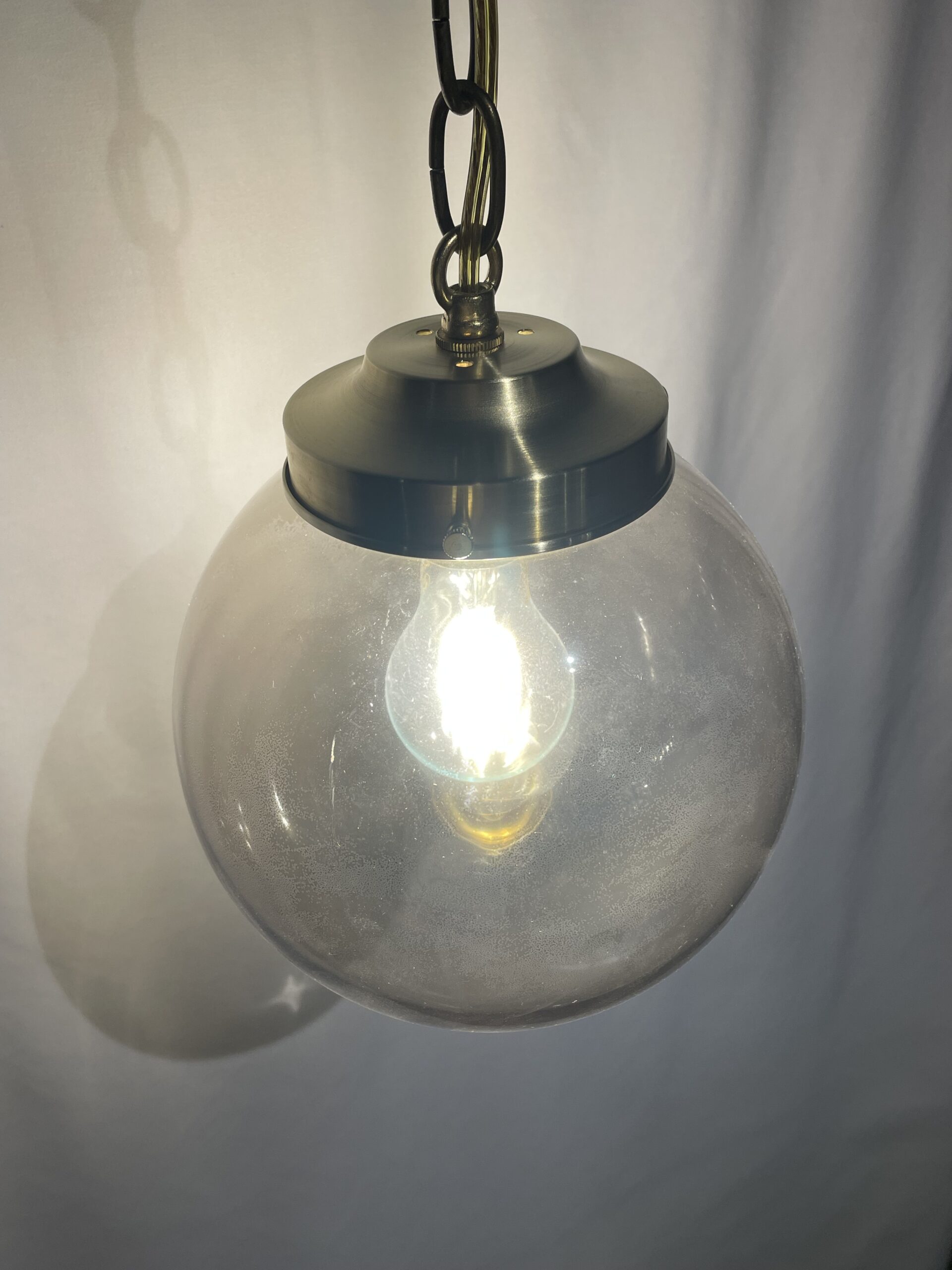 Smoked glass shade lamp M 1灯 / スモークガラスシェードランプ M 1灯 - 画像 (4)