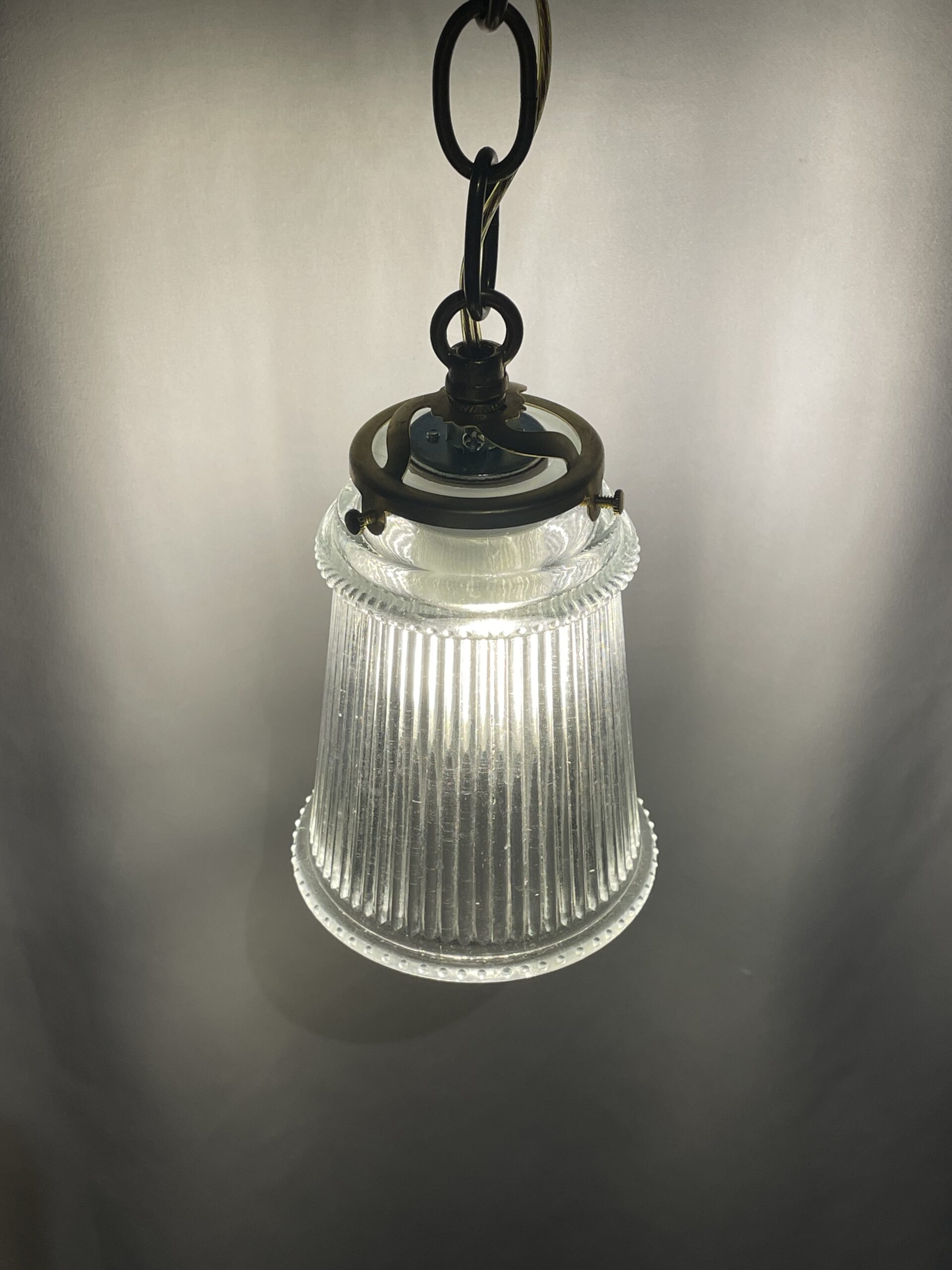 Clear glass shade lamp 1灯 / クリアガラスシェードランプ 1灯 - 画像 (4)