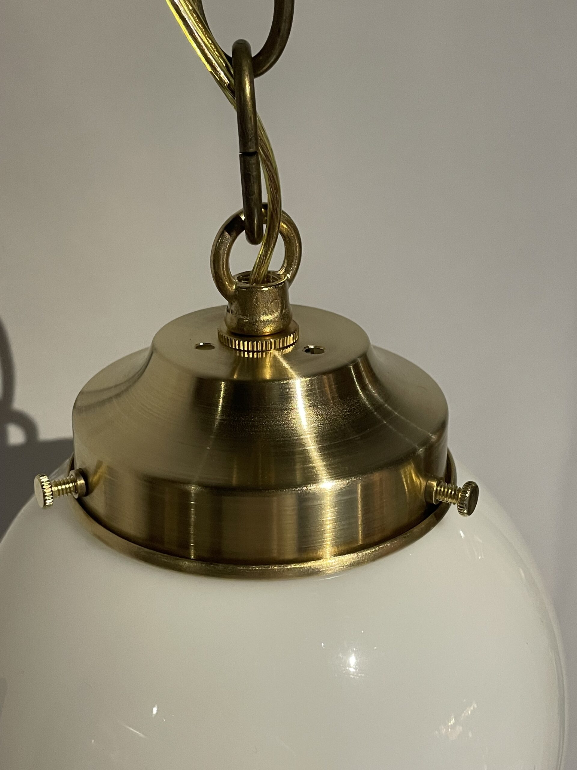 Opal glass shade lamp S 1灯 / オパールガラスシェードランプ S 1灯 - 画像 (4)