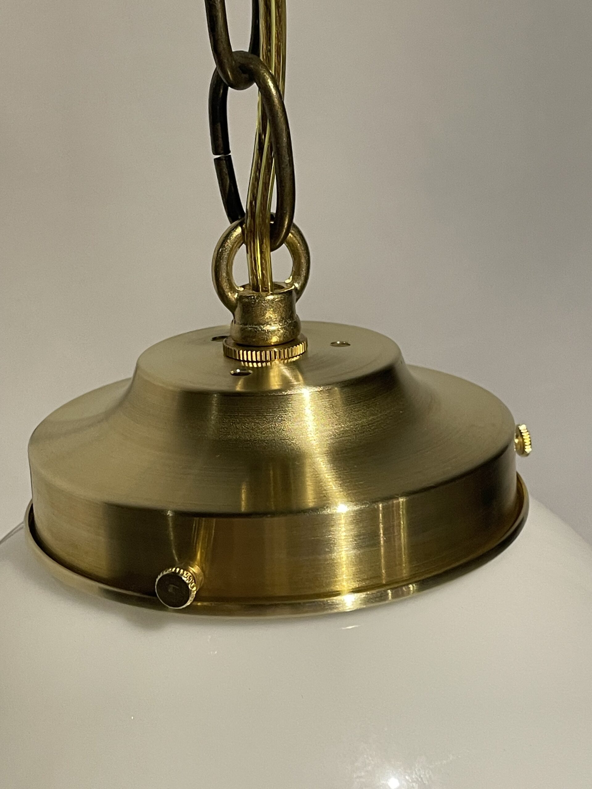 Opal glass shade lamp M 1灯 / オパールガラスシェードランプ M 1灯 - 画像 (5)